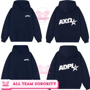 Whiteout Sorority Hoodie, Sorority Apparel, Greek Letter University Apparel, Womenswear