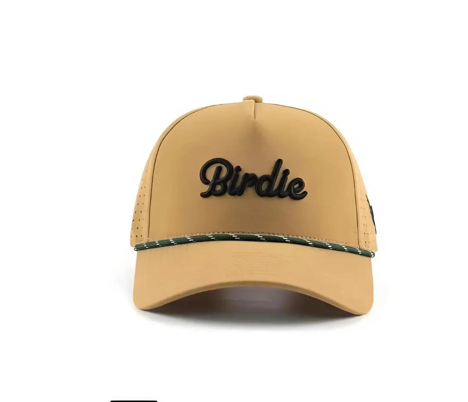 Birdie Rope Golf Trucker Hat, Performance Mesh Snapback Cap for Men & Women, Adjustable Golf Hat with Tour Logo Patch, Pickleball, Tennis & Outdoor Sports