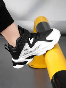 Boys' Sporty Running Shoes, Athletic Shoes, Lightweight Eva Sole, PU Leather Upper, All-Season Outdoor Activities, School & Daily Wear