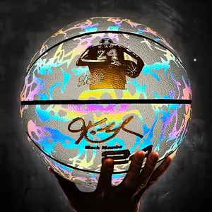 Reflective Basketball Ideal for Training and Games, Perfect Gift for Athletes, Enhances Visibility During Practices, Sports Ball