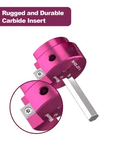 Pipe Reamer Kit, PVC Reamer with PVC Fitting Saver, Fit into Standard Drills PVC Socket Saver Tool Hardware