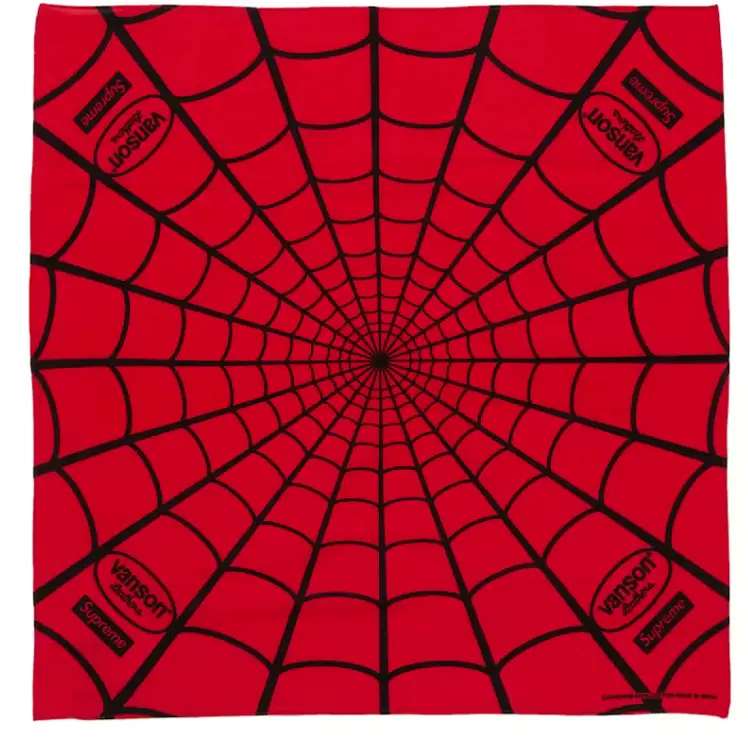 Supreme Vanson Leathers Spider-Man Bandana