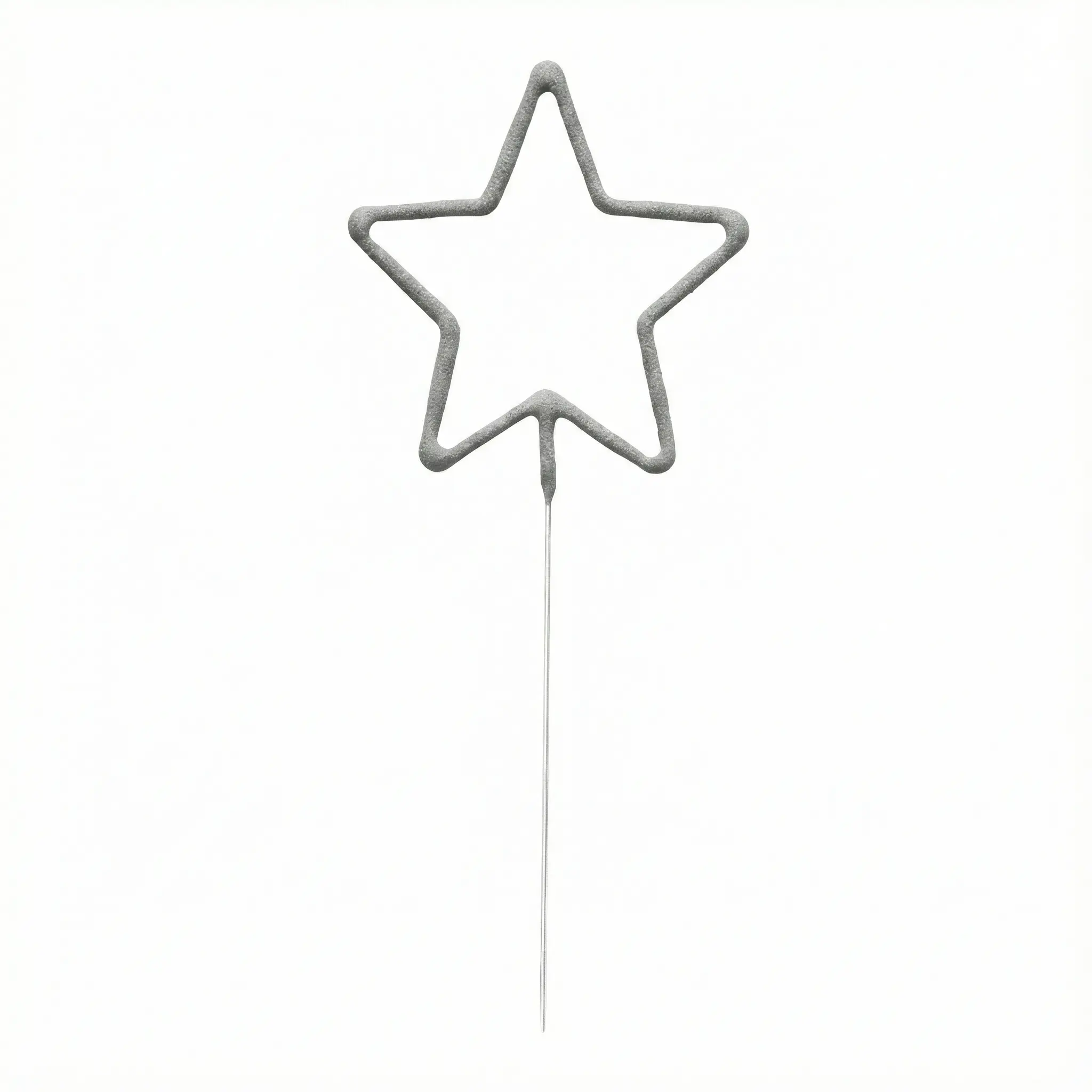 King of Sparklers Star-Shaped Sparklers Sparkler Streamers - Wire-Core Construction, Easy-to use, Smokeless, Golden Sparks