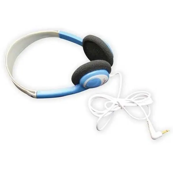Cisco HPH-K4A Child-Size Electronic Mono Headset - Blue, 3.5mm Audio Connector, Lightweight, Durable Design