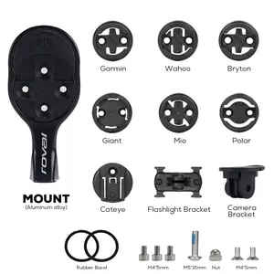 White Logo For SL8/SL7 Computer Holder Stopwatch MountGPS Bike Mount For Garmin Gopro Bryton Wahoo Aluminumalloy