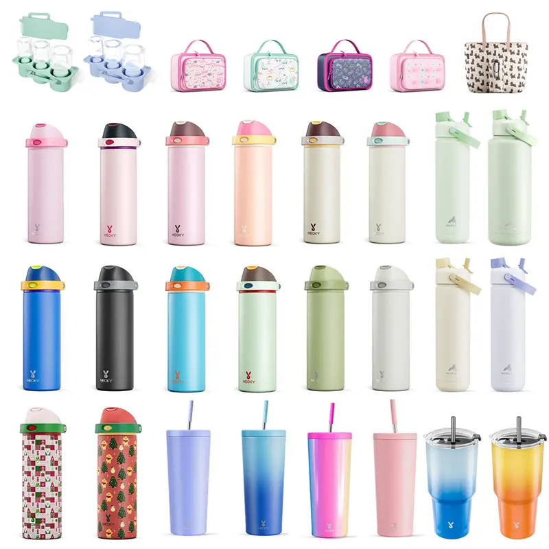 Limited-Time Auction Meoky 24oz Sports Cup Stainless Steel Thermos Cup Leak Proof Cold for 24 Hours BPA-Free for School ,Cute water cup
