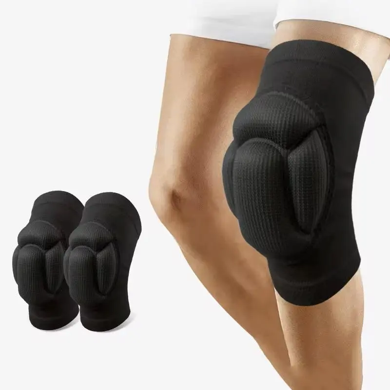 Unisex Compression Knee Pads (1 Pair), Medical-Grade Brace with Gel Cushioning and Hexagonal Non-Slip Silicone for Football, Running & Weight Lifting, Biking, Anti-Injury Protective Gear