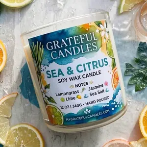 Sea & Citrus Candle