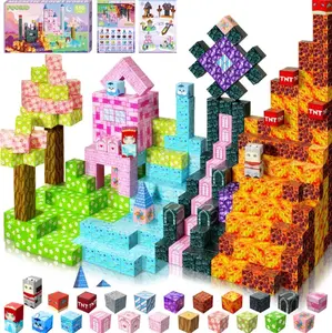 150 Pcs Magnetic Building Blocks Set, STEM Educational Construction Toy Gift Ages 3-10