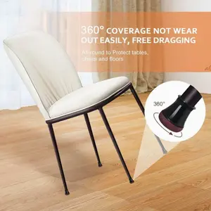 Silicone Chair Pad Set New Round (8/16/24 Pcs), Anti-Slip Noise Reduction, 360° Furniture Leg Protection, for Tile and Solid Wood Floors 🔇🛋️ #HomeHacks