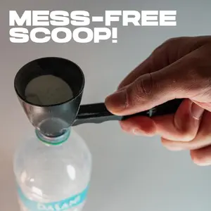 Precision Funnel Scoop – Multi-Purpose BPA-Free Plastic Scoop for Pre-Workout, Creatine, Baby Formula & Smoothies