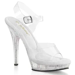 5 Inch Heel LIP-108MG Clear
