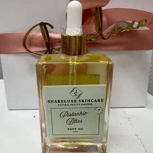 ShakeLuxe Skincare Pistachio Bliss Body Oil - Lightweight Hydration for Soft and Silky Skin