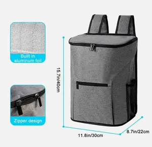 Backpack Cooler - 54 Cans Large Capacity Insulated Leak Proof Backpack for Men & Women, Cooler Bag Picnic Camping Beach Hiking Travel Lunch Backpack