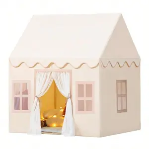 Kids Play Tent Indoor Outdoor, Mongolian Yurt Style Game Tent, Parent-Child Interactive Toy House, Backyard Bedroom Fun, Outdoor Playhouse