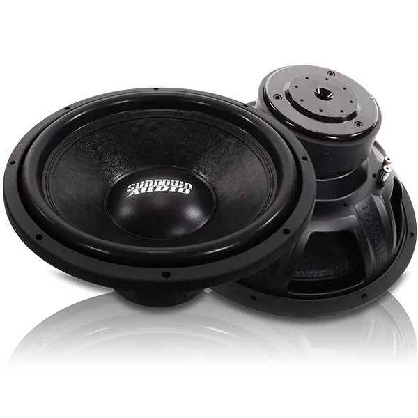 Sundown Audio E-Series v.4 EV415D2 Car Subwoofer - 15 in, 500W, 2 Ohm Car Stereo Speaker, Subwoofer Cone Speaker for Automotive Use, Subwoofer Cone Speakers