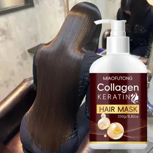 7in 1 Collagen Hair Mask, Collagen Hair Treatment, Deep Conditioning for Dry & Damaged Hair, Softening Hair, Deep Nourishing Repairing, Make Hair Stronger, Enriched with Rosemary Oil, Castor Oil, Biotin, Keratin, Anti-Split Ends & Anti-Breakage Benefits