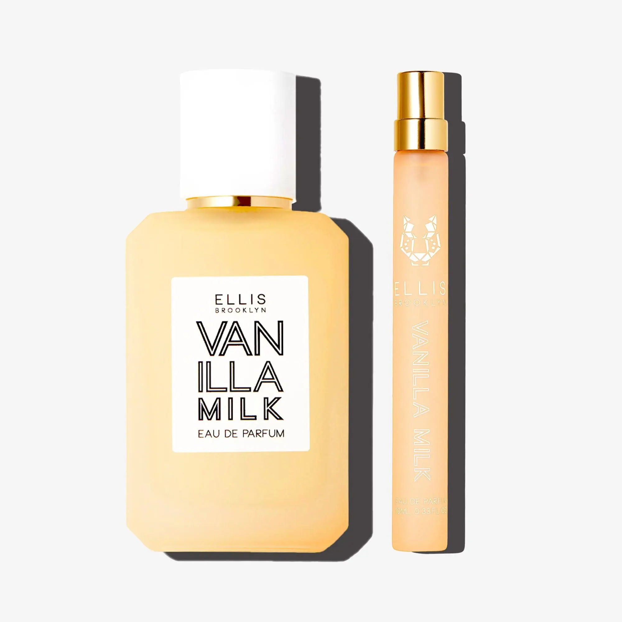 ELLIS BROOKLYN Vanilla Milk Eau De Parfum Fragrance Duo - 50ml & 10ml Travel Spray - Sophisticated Vanilla Scent Bundle, $148 Value