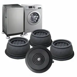 Anti-Vibration Washing Machine Feet Pads, Shock Absorbing Noise Reduction Pads, Non-Slip Washer Feet Covers, Durable Large Appliance Parts, Easy Installation, Shock Absorption