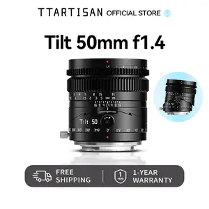 TTRTISAN Tilt 50mm F1.4 Full Frame Manual Focus Lens for Sony E Mount — Creative Tilt-Shift Portrait & Street Lens