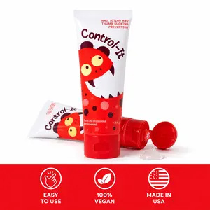 Stop Thumb Sucking and Nail Biting - Easy-to-Apply Cream - Vegan - Made in the USA - Recommended for Ages 3 and Older - 4 to 6 Weeks of Use - Control-It