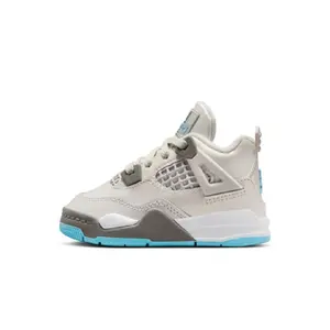 Toddler's Jordan 4 Retro Photon Dust/Blue Chill (HV4759 014)