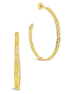 Claudette Chain Hoop Earrings