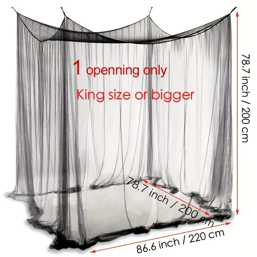 Large Camping Mosquito Net, Mosquito Proof Net, Easy Setup Portable Mosquito Tent, Lightweight Polyester Insect Screen with Single Opening, for Indoor & Outdoor Use, Ideal for Camping, Backyard, Picnic & Patio, Breathable Fabric