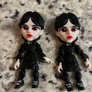 Articulated Wednesday - Classic Toy Action Figure