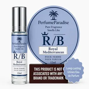 PERFUMEPARADISE Royal Mediterranean Roll-On Scent Oil – 12ml Alcohol-Free Long-Lasting Oil-Based Fragrance | Travel-Friendly Roller Bottle