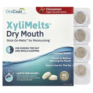 OraCoat XyliMelts® Dry Mouth, Cinnamon, 40 Melts | HSA/FSA Eligible