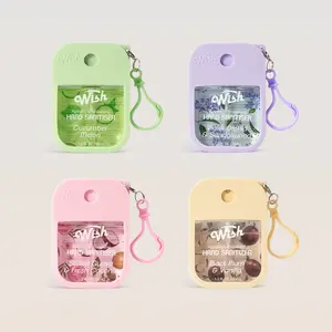 【HOT】Wish All-in-One 4-Pack with Silicone Case & Keychain: Top Scents Collection (1.2 fl oz*4)
