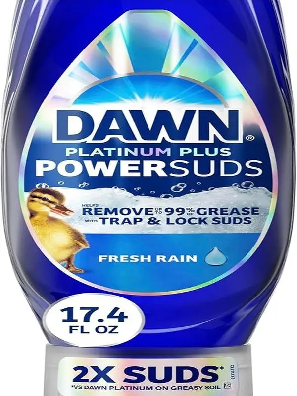 Dawn Platinum Plus PowerSuds Liquid Dish Soap, 17.4 oz. EZ-Squeeze Bottle