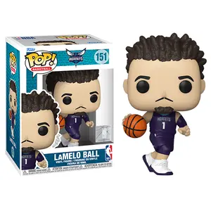 Funko Pop! LaMelo Ball Charlotte Hornets, NBA 151 Vinyl Figure in PopShield Protector