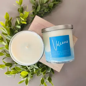 Volcano Candle - Household Candle with Pineapple, Goji Berry & Mango Accents, Wax for Decor making Tropical Ornaments