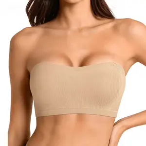 Bra, Strapless Bra Wireless Seamless Comfort Day