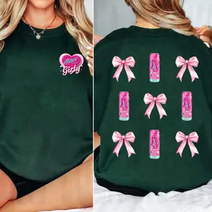 Alani Girly Sweatshirt T Shirt Hoodie, Alani Coquette Sweatshirt Alani Shirt,  Soft Drink , Gift For Friend, Cute Drink, Drink Trendy Shirt, Holiday Gift