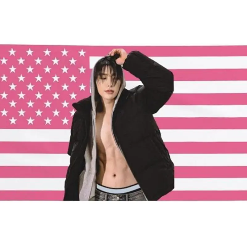 Mingi Flag America Flag 3x5 FT Funny tapestry Poster USA Flags with 2 Grommets Wall Gift Wall Decor Bedroom Living Room Dorm