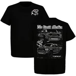 Ram TRX T-Shirt, Dodge Muscle Car Tee, Black Cotton Tee With Bold Ram TRX Pickup Truck Graphic, Unisex Ultra Cotton T-Shirt Top Menswear Car Enthusiast Gift For Men