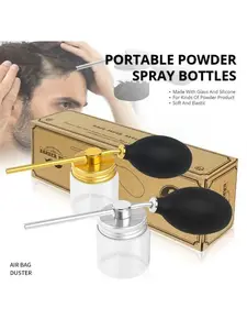 Refillable Hair Powder Spray Bottle, Volumizing Fiber Applicator, Slippery Stone Powder Sprayer Tool, Salon Accessories, Hair Styling Tool