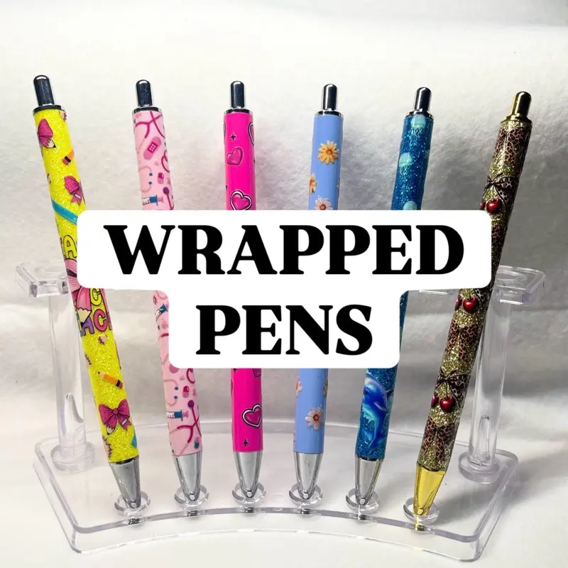 Wrapped Pens/Bookmarks  - Pick on Live
