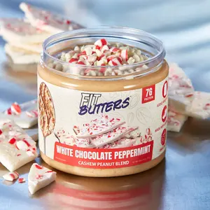 White Chocolate Peppermint Cashew Peanut Butter