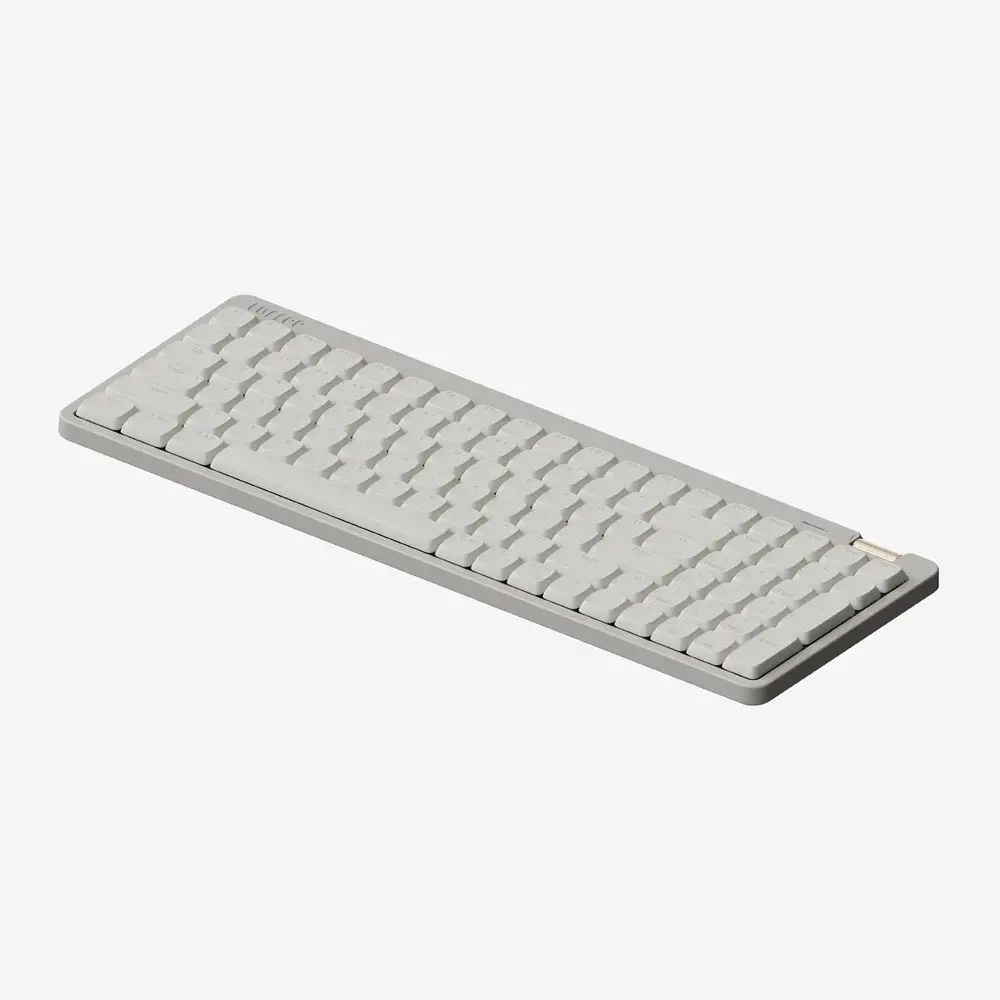 Lofree Flow Lite 100 Keys Low Profile Mechanical Keyboard Rechargeable Wireless Keyboard with 2.4G Receiver, Bluetooth and Wired Connection Specter Switches