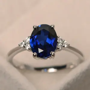 Elegant Minimalist Oval Opal & Cubic Zirconia Ladies Wedding Ring Set - Engagement Promise Rings for Brides, Multiple Colors Available, Perfect Gift for Birthday, Anniversary, Valentine's Day, Mother's Day & Christmas