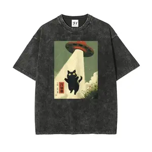 Mens Retro Vintage Oversized Washed Batik Cotton Short Sleeve T Shirt Unisex Stretch Graphic Top Super Soft Pre Shrunk Comfortable Casual Streetwear Apparel For Daily Wear Outdoor Activities Trendy Everyday Fashion