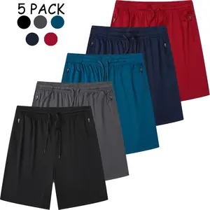 Men's Sports Shorts Quick Drying Breathable Shorts Regular Springtok Casual Comfy Pocket Shorts for Summer Men's Bottoms for Daily Wear Menswear Tropical Activewear Beige Plain