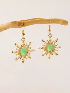 Sun Design Dangle Earrings, Fashionable Jewelry for Women, Trendy Jewellery Accessories, Trendy All-match & Exquisite Jewelry for Birthday Gift