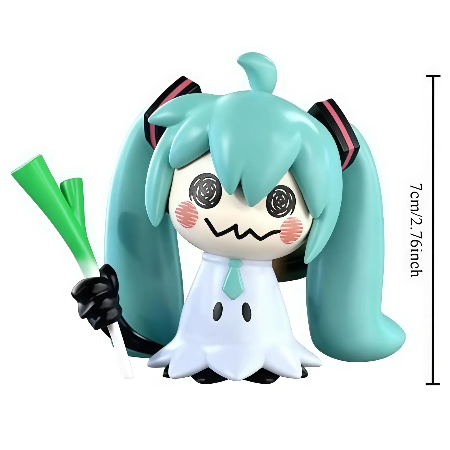 2026 7cm/2.76inch Hatsune Miku Anime Figurine Kawaii Mimikyu Miku Figurine Gk Statue Model Doll Collection Room Desk Decoration Toys Gift
