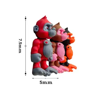 FuRise 3D Printed Magnetic Monkey Figure ACG Movable Model Collectible