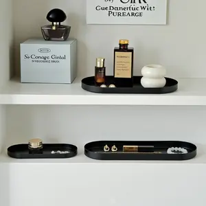 Desktop Oval Tray Decorative Item, Entrance Decoration, Aromatherapy Key Candle Holder, Jewelry Display Plate, Key Organizer, Minimalist